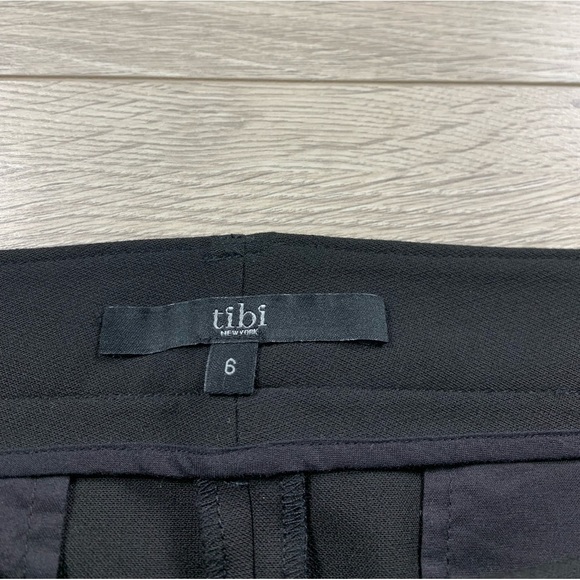 Tibi Black & White Trouser Mini Skirt - Picture 4 of 9